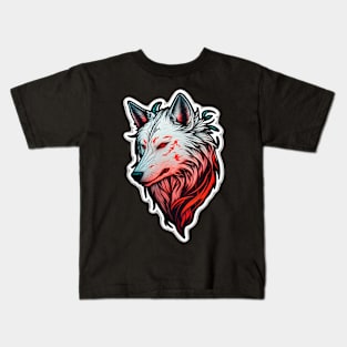 Mythical Wolf Painting Kids T-Shirt